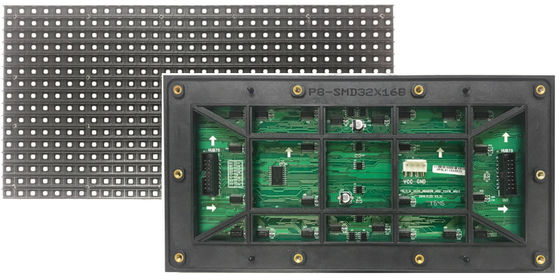 Punti all'aperto dell'esposizione di LED IP65 del bene durevole impermeabile all'aperto di P8 LED SMD 32 * 16 Dots High Resolution Shenzhen Factory