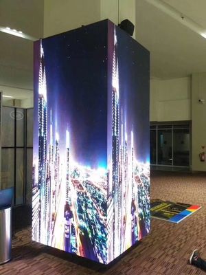 Il tipo quadrato LED della colonna ha illuminato la video piccola fabbrica diagonale di Shenzhen della cucitura delle pareti 1.6mm